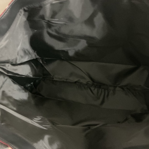 Victoria's Secret Black and Red Checkered Tote NWT - Picture 4 of 4